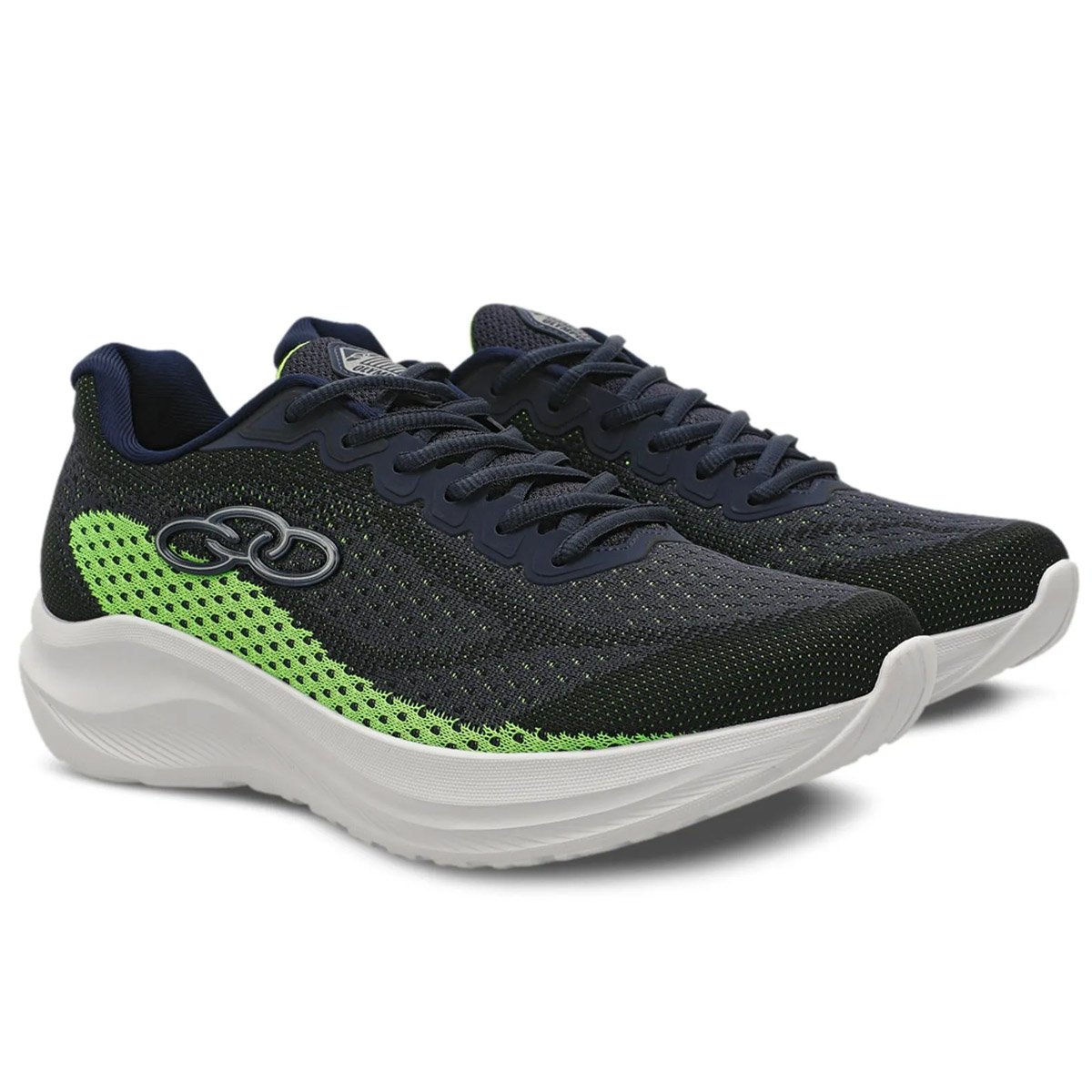 Tenis Olympikus Soma Masculino Marinho Verde Azul Marinho/Verde 2