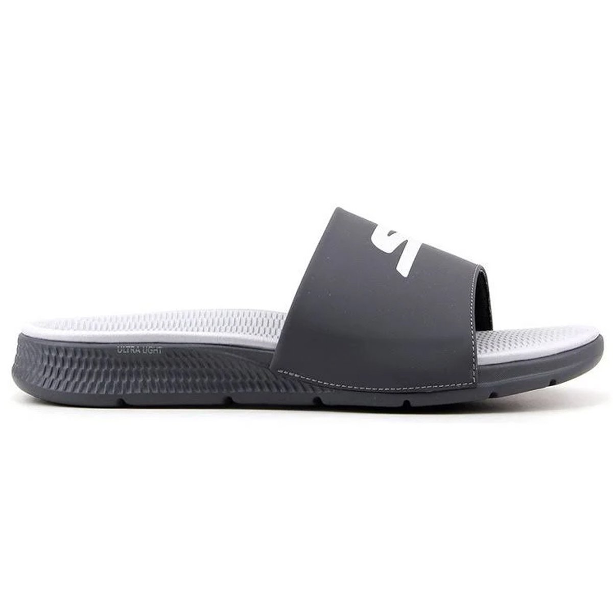 Chinelo Gaspea Skechers Go Consistent Masculino Cinza Cinza/Preto 1
