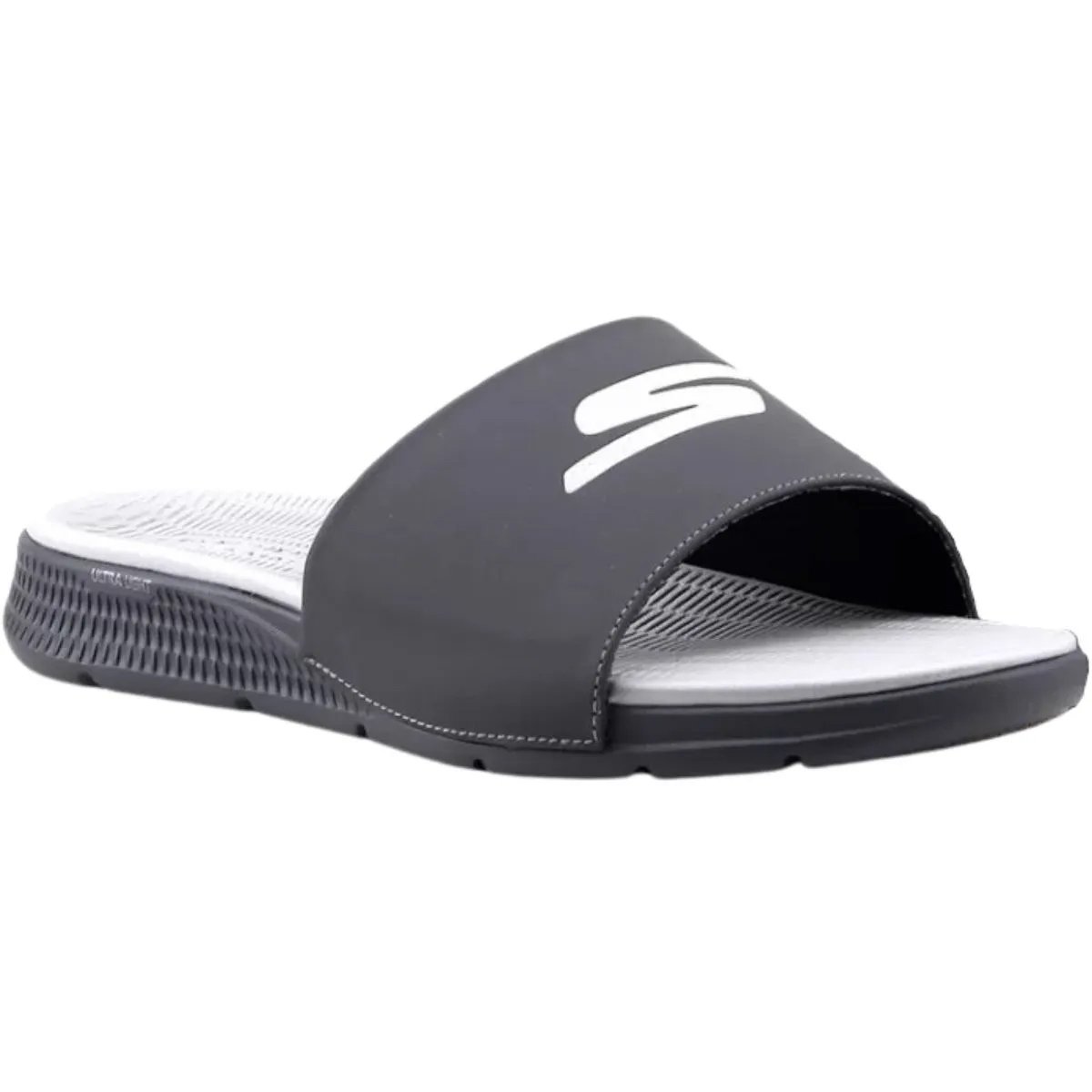 Chinelo Gaspea Skechers Go Consistent Masculino Cinza Cinza/Preto 4