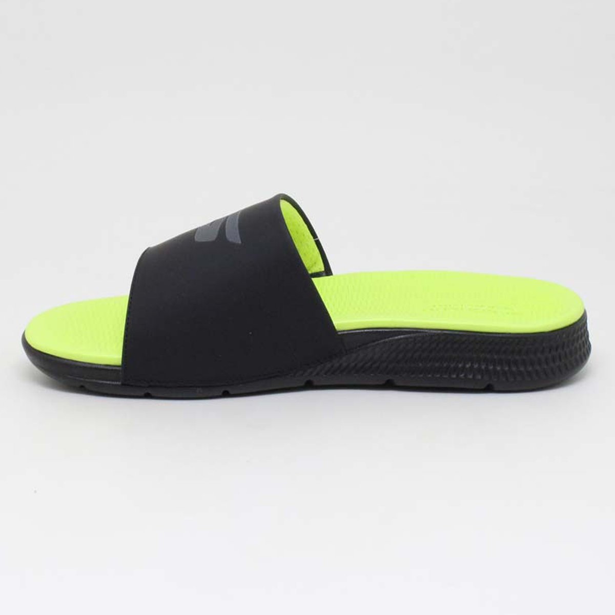 Chinelo Gaspea Skechers Go Consistent Masculino Preto Preto/Verde 5