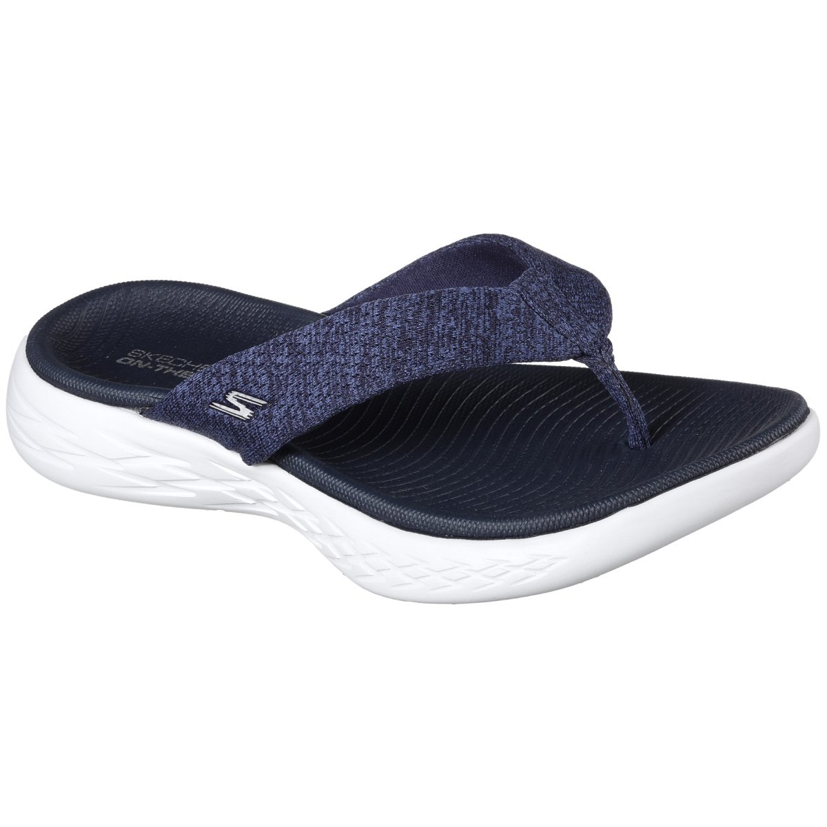 Chinelo Skechers On The Go 600 Feminino Marinho Azul Marinho 2