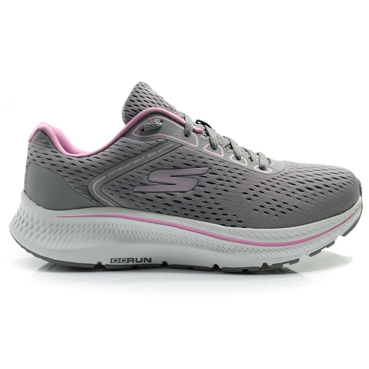 Tenis Skechers Go Run Consistent 2.0 Feminino Cinza