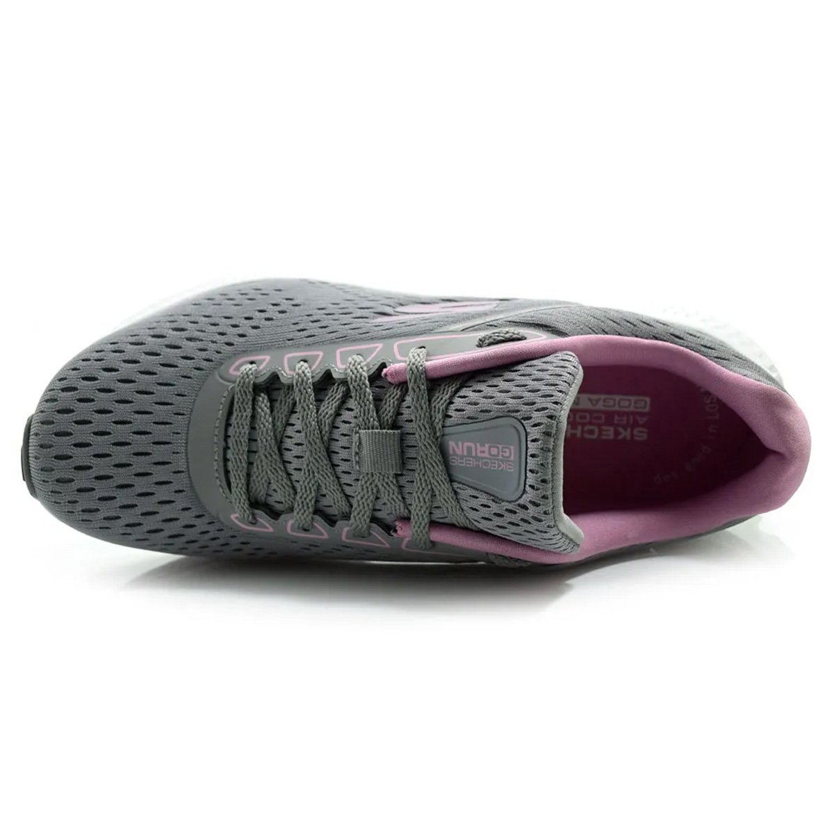 Tenis Skechers Go Run Consistent 2.0 Feminino Cinza Cinza/Rosa 5