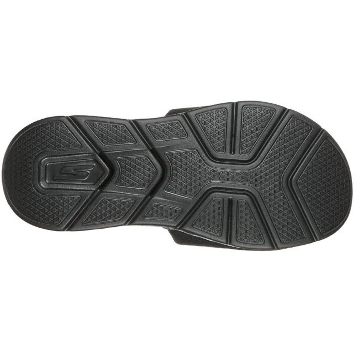 Chinelo Gaspea Skechers Go Consistent Masculino Preto Preto/Branco 4