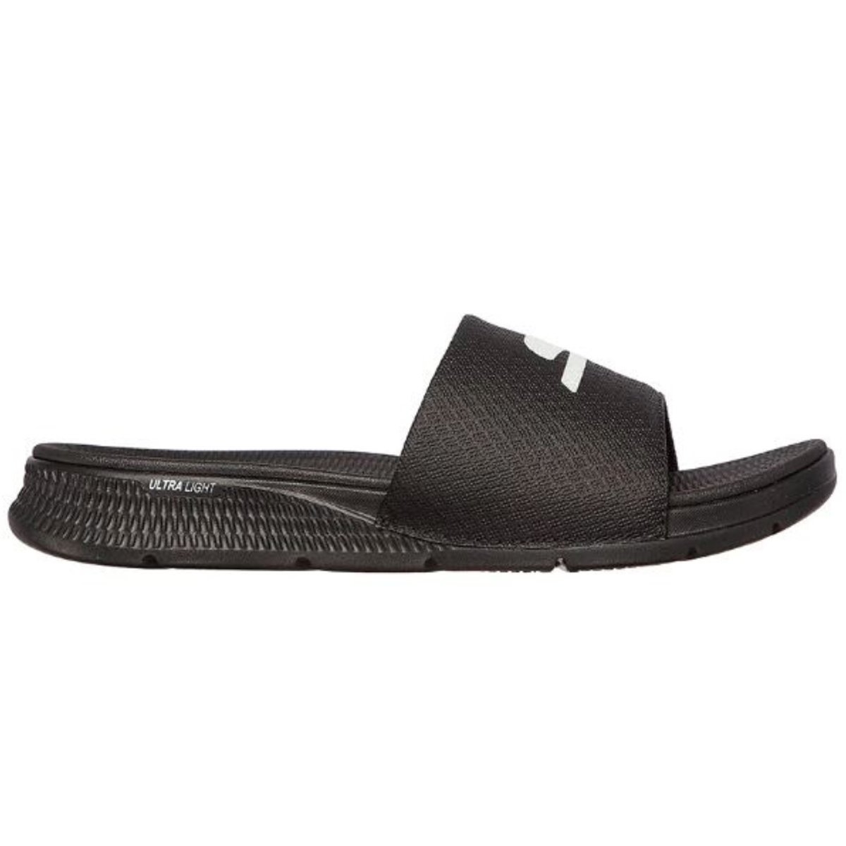 Chinelo Gaspea Skechers Go Consistent Masculino Preto Preto/Branco 5
