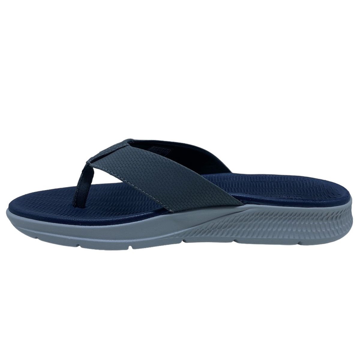 Chinelo Skechers Go Consistent Masculino Cinza Cinza/Azul 3
