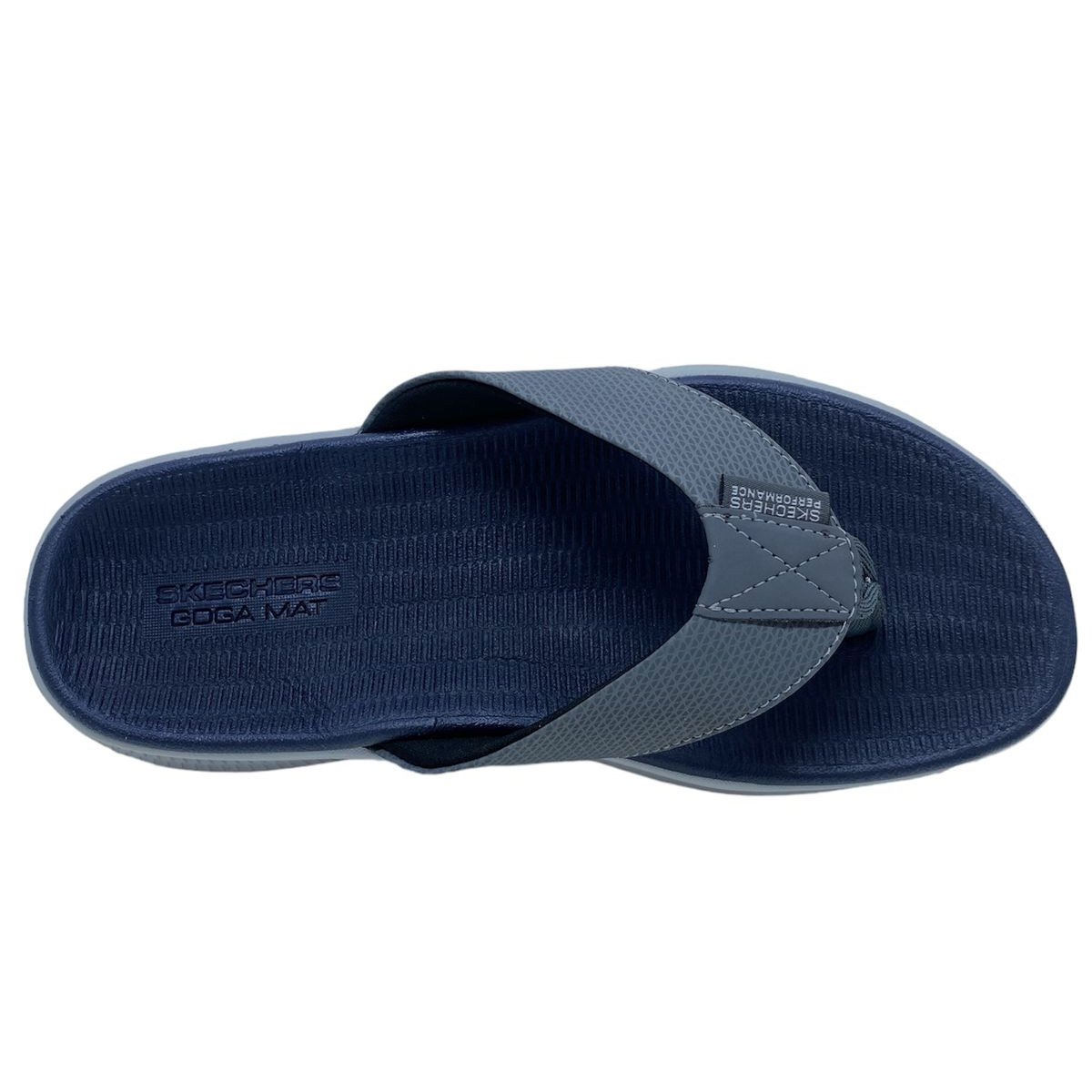 Chinelo Skechers Go Consistent Masculino Cinza Cinza/Azul 5