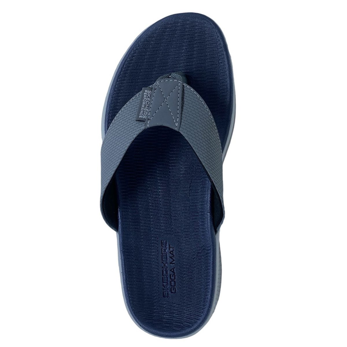 Chinelo Skechers Go Consistent Masculino Cinza Cinza/Azul 7