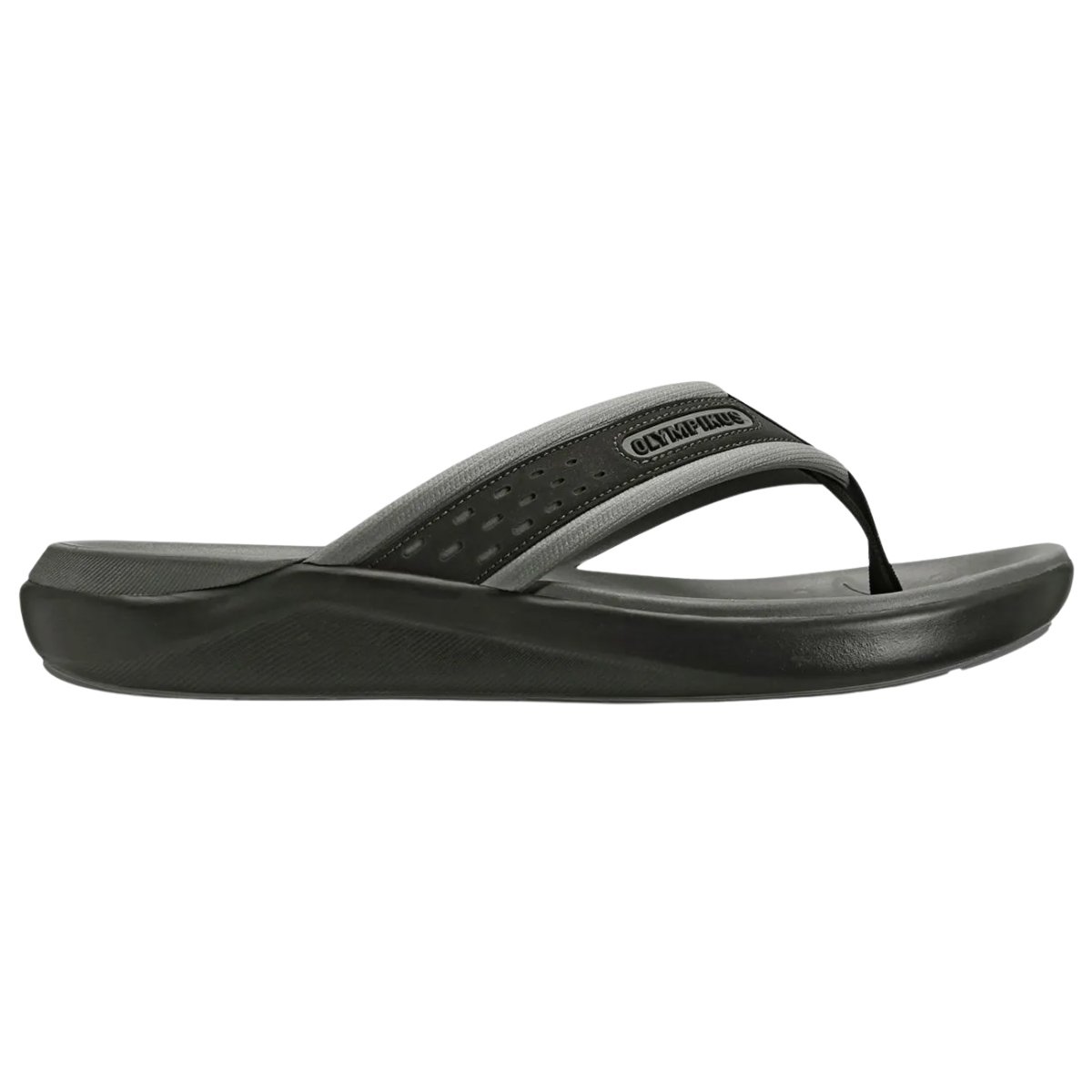 Chinelo Olympikus 921 Unissex Preto Preto/Cinza 2