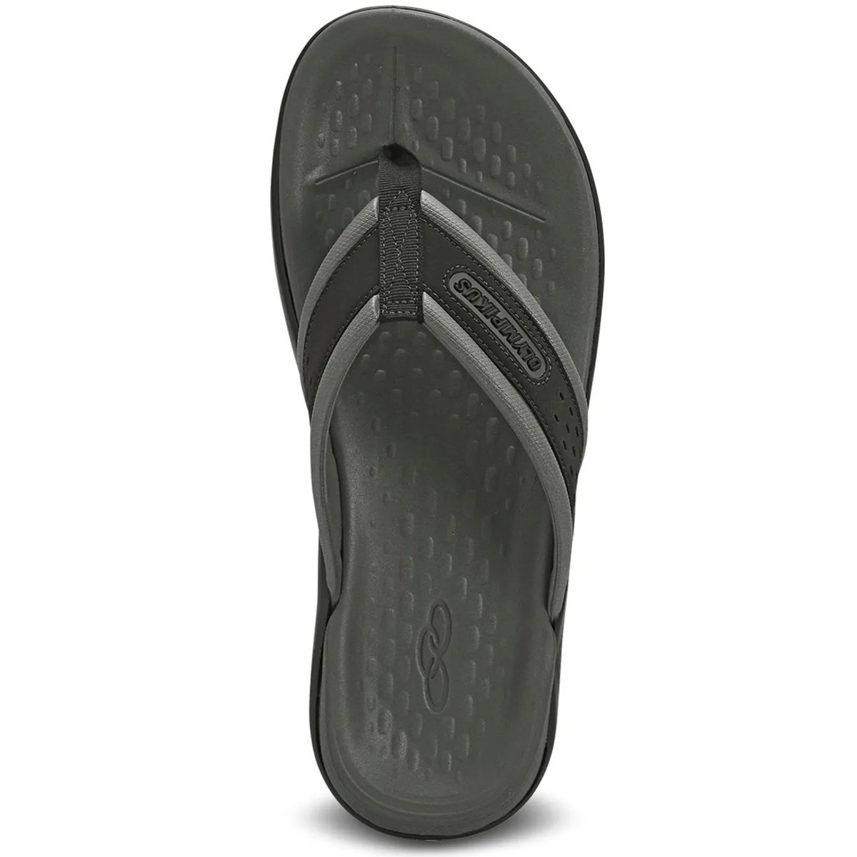 Chinelo Olympikus 921 Unissex Preto Preto/Cinza 3