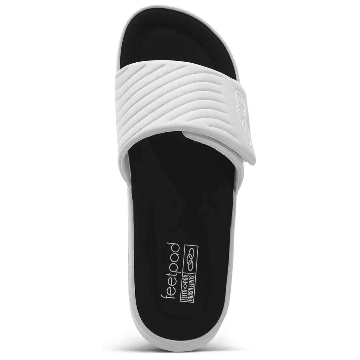 Chinelo Gaspea Olympikus Melbourne 2 Masculino Branco Branco 4