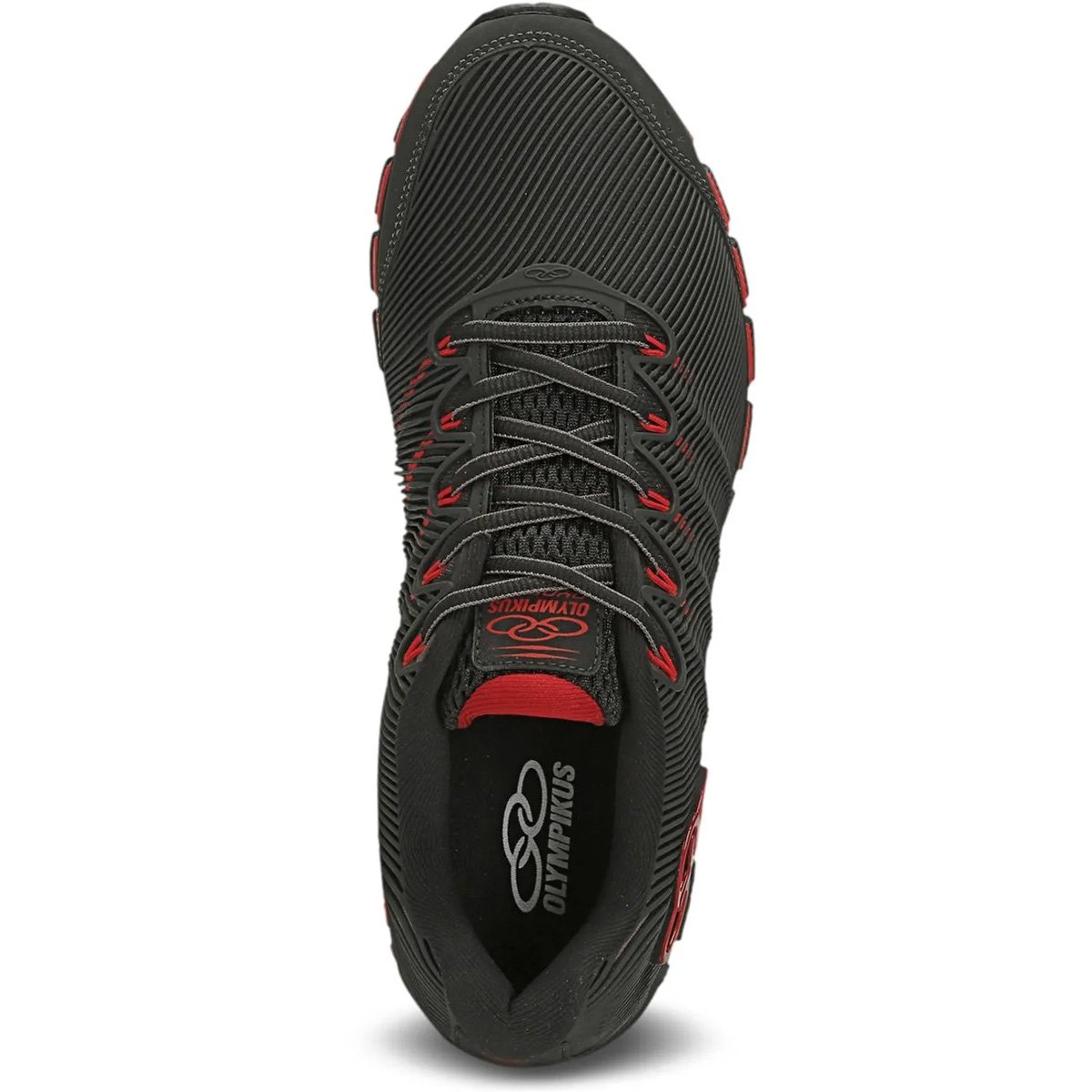 Tenis Olympikus Dynamic Infantil Preto Preto/Vermelho 4
