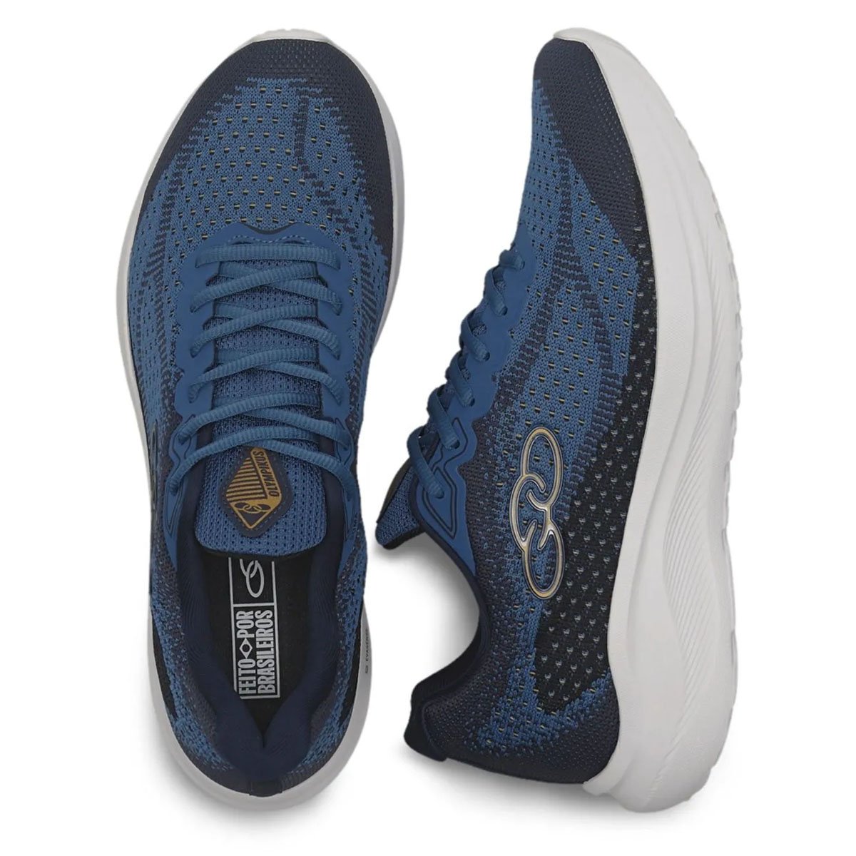 Tenis Olympikus Soma Masculino Azul Azul 3