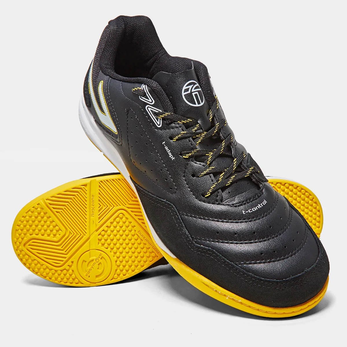 Chuteira Futsal Topper Dominator Club V Unissex Preto Preto 2