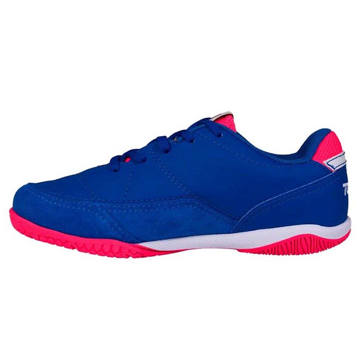 Chuteira Futsal Topper Top Titanium X Infantil Azul Azul/Pink 2