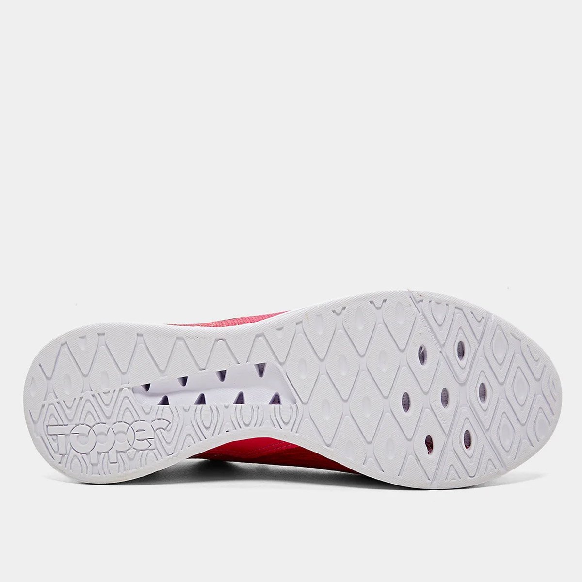 Chuteira Futsal Topper Dominator Fuse II Keeper Unissex Rosa Rosa/Dourado 5