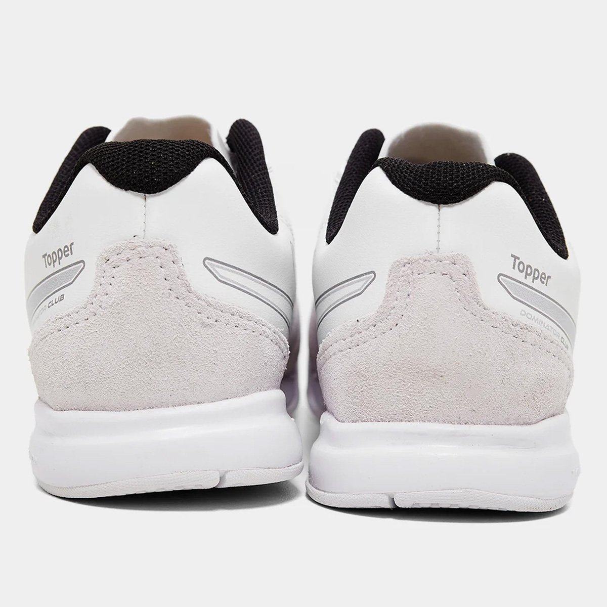 Chuteira Futsal Topper Dominator Club V Unissex Branco Branco 3