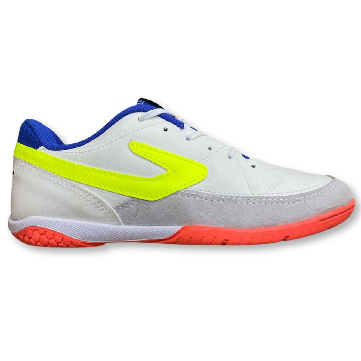 Chuteira Futsal Topper Top Titanium X Infantil Branco Branco