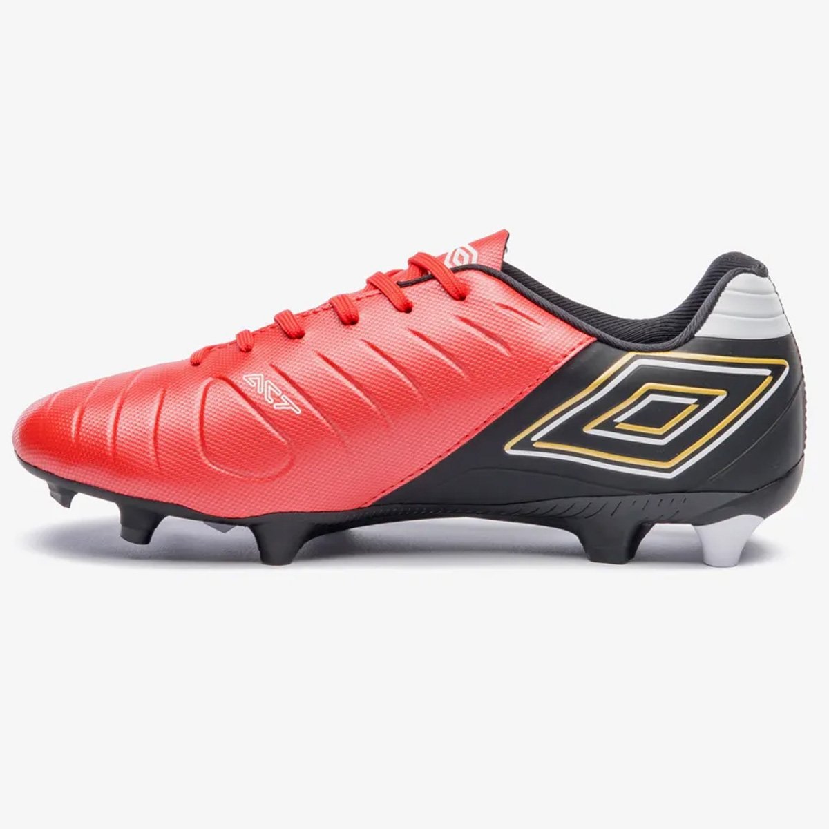 Chuteira Campo Umbro Fifty VI Unissex Vermelho Vermelho/Preto 2