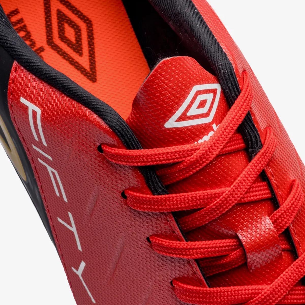 Chuteira Campo Umbro Fifty VI Unissex Vermelho Vermelho/Preto 9