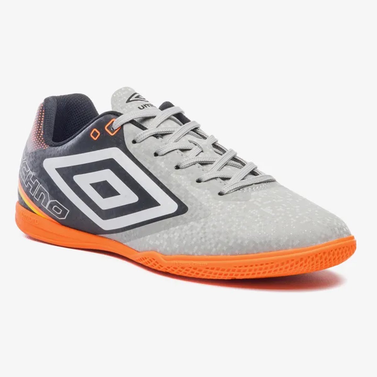 Chuteira Futsal Umbro Techno II Unissex Cinza Cinza/Preto 3