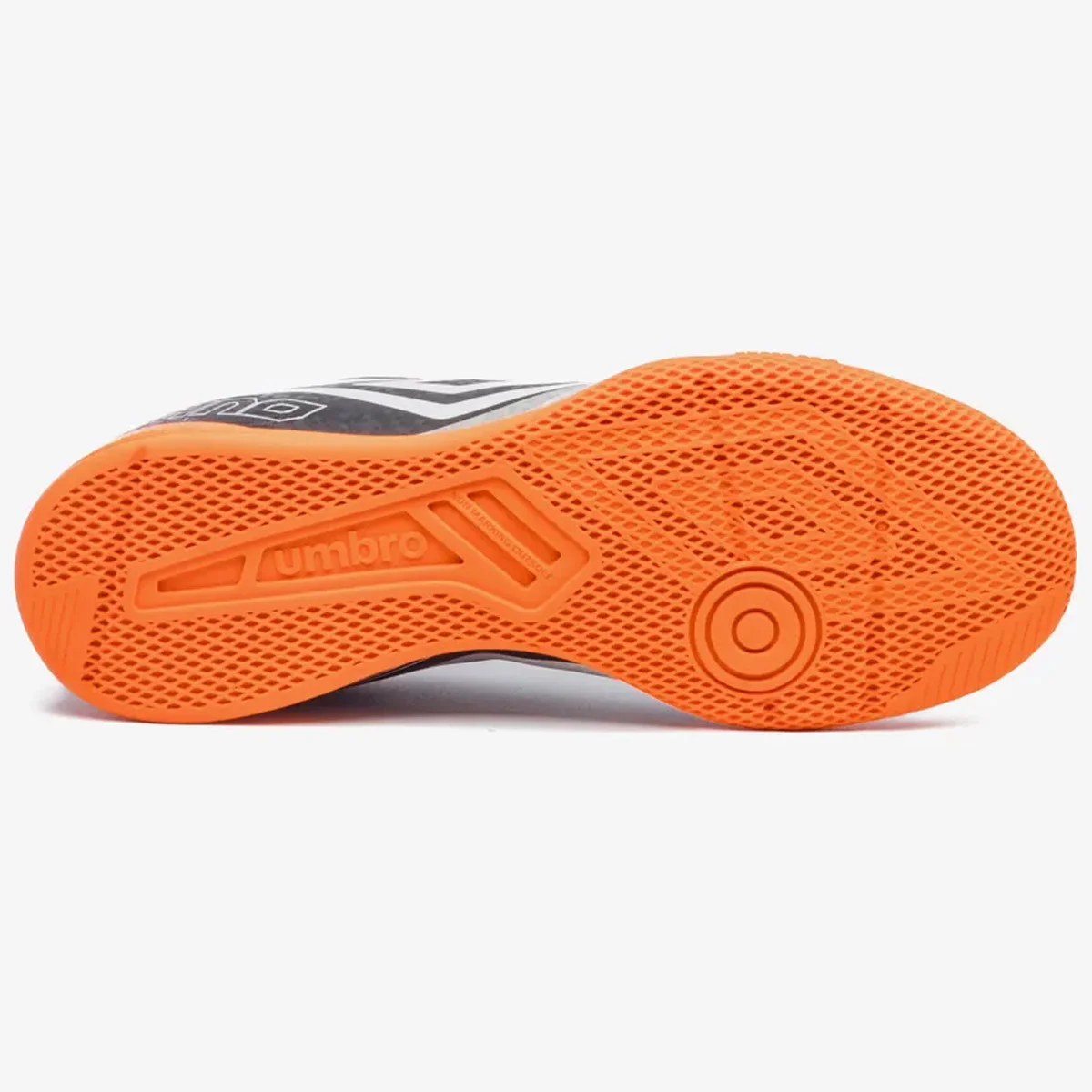 Chuteira Futsal Umbro Techno II Unissex Cinza Cinza/Preto 5