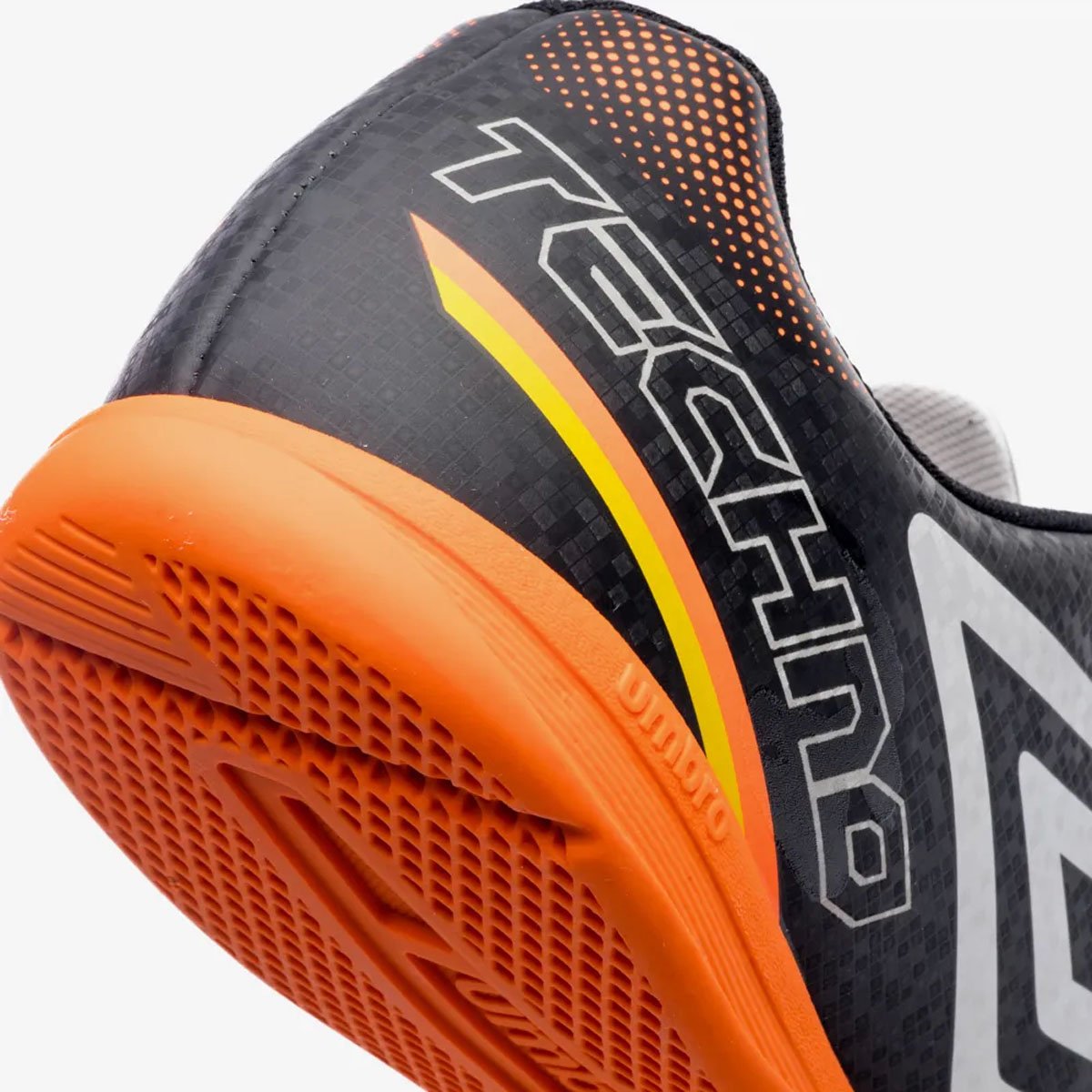 Chuteira Futsal Umbro Techno II Unissex Cinza Cinza/Preto 7