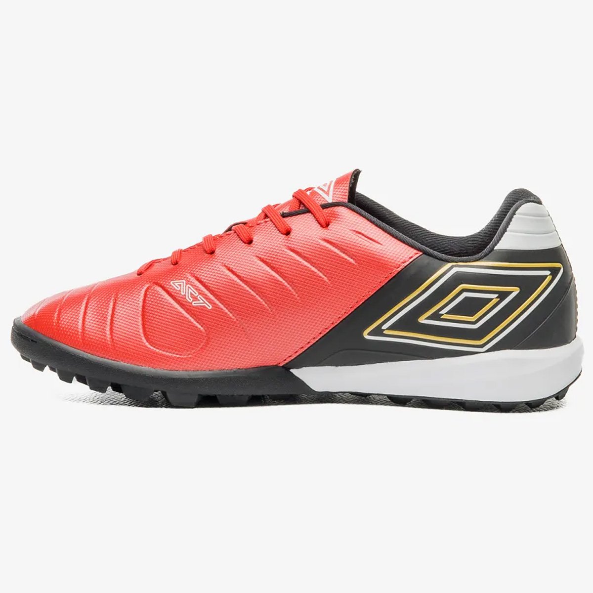 Chuteira Society Umbro Fifty VI Unissex Vermelho Vermelho/Preto 2
