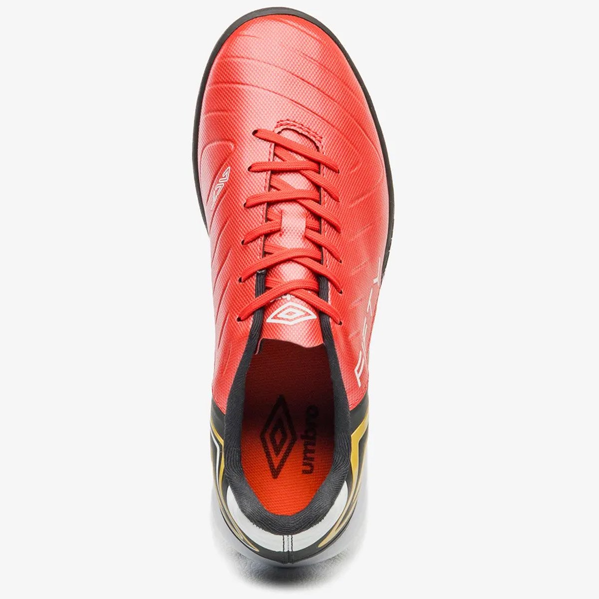 Chuteira Society Umbro Fifty VI Unissex Vermelho Vermelho/Preto 4