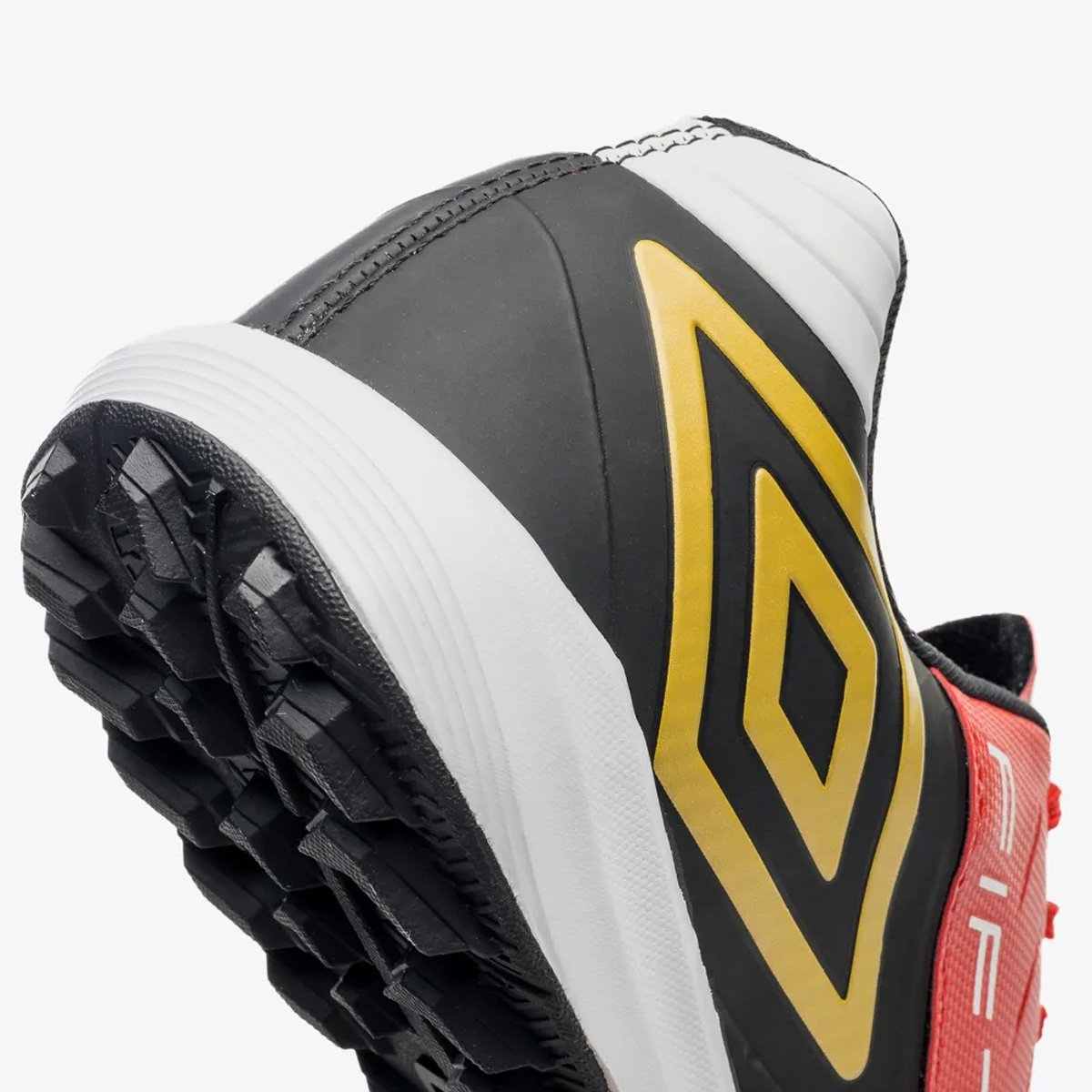 Chuteira Society Umbro Fifty VI Unissex Vermelho Vermelho/Preto 7