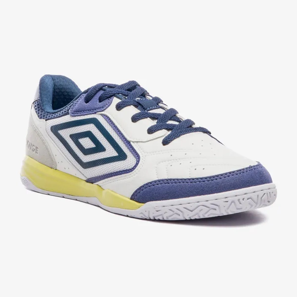 Chuteira Futsal Umbro Pro Challenge Uptake Unissex Branco Branco/Azul 3