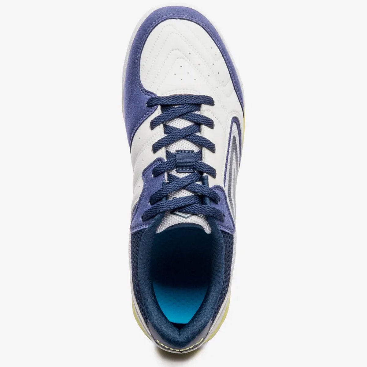 Chuteira Futsal Umbro Pro Challenge Uptake Unissex Branco Branco/Azul 4