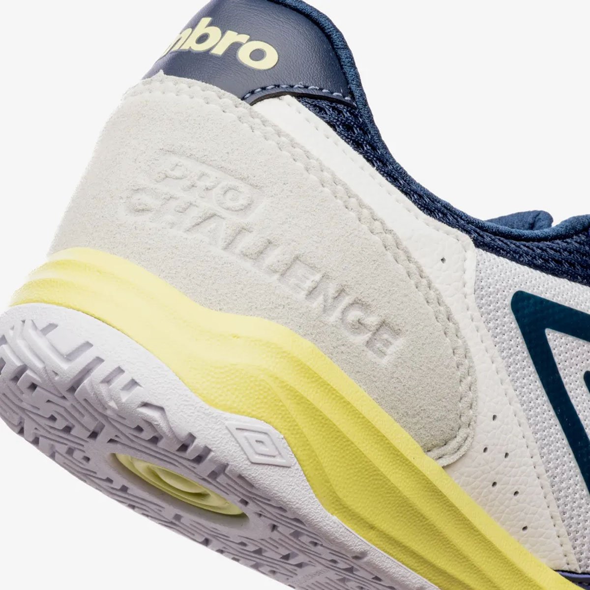 Chuteira Futsal Umbro Pro Challenge Uptake Unissex Branco Branco/Azul 7