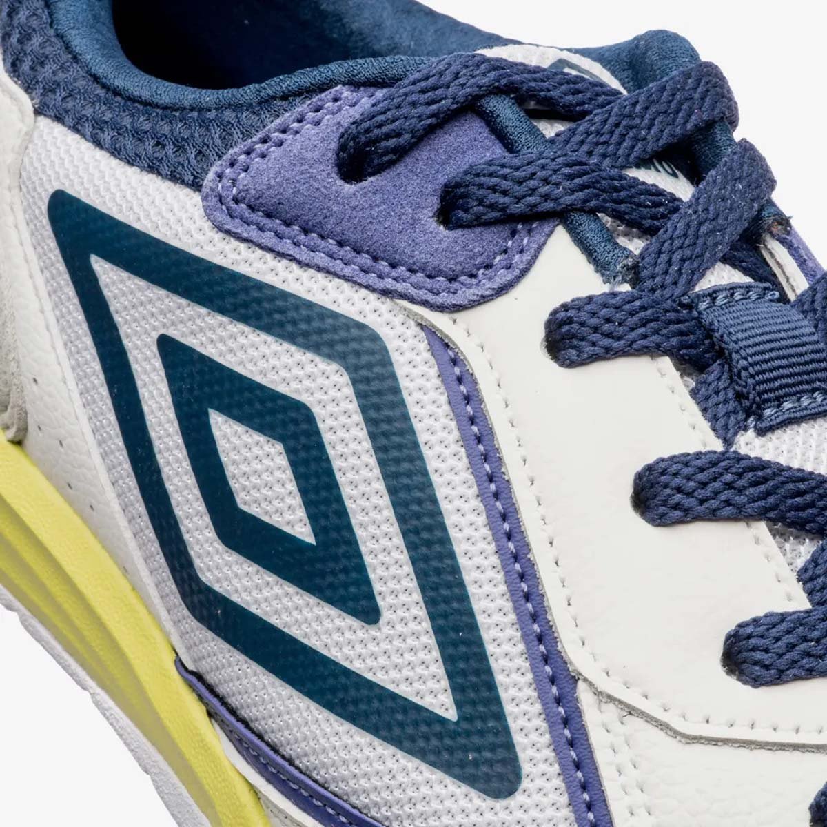Chuteira Futsal Umbro Pro Challenge Uptake Unissex Branco Branco/Azul 8