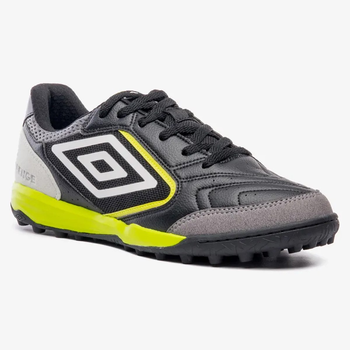 Chuteira Society Umbro Pro Challenge Uptake Unissex Preto Preto/Verde 3