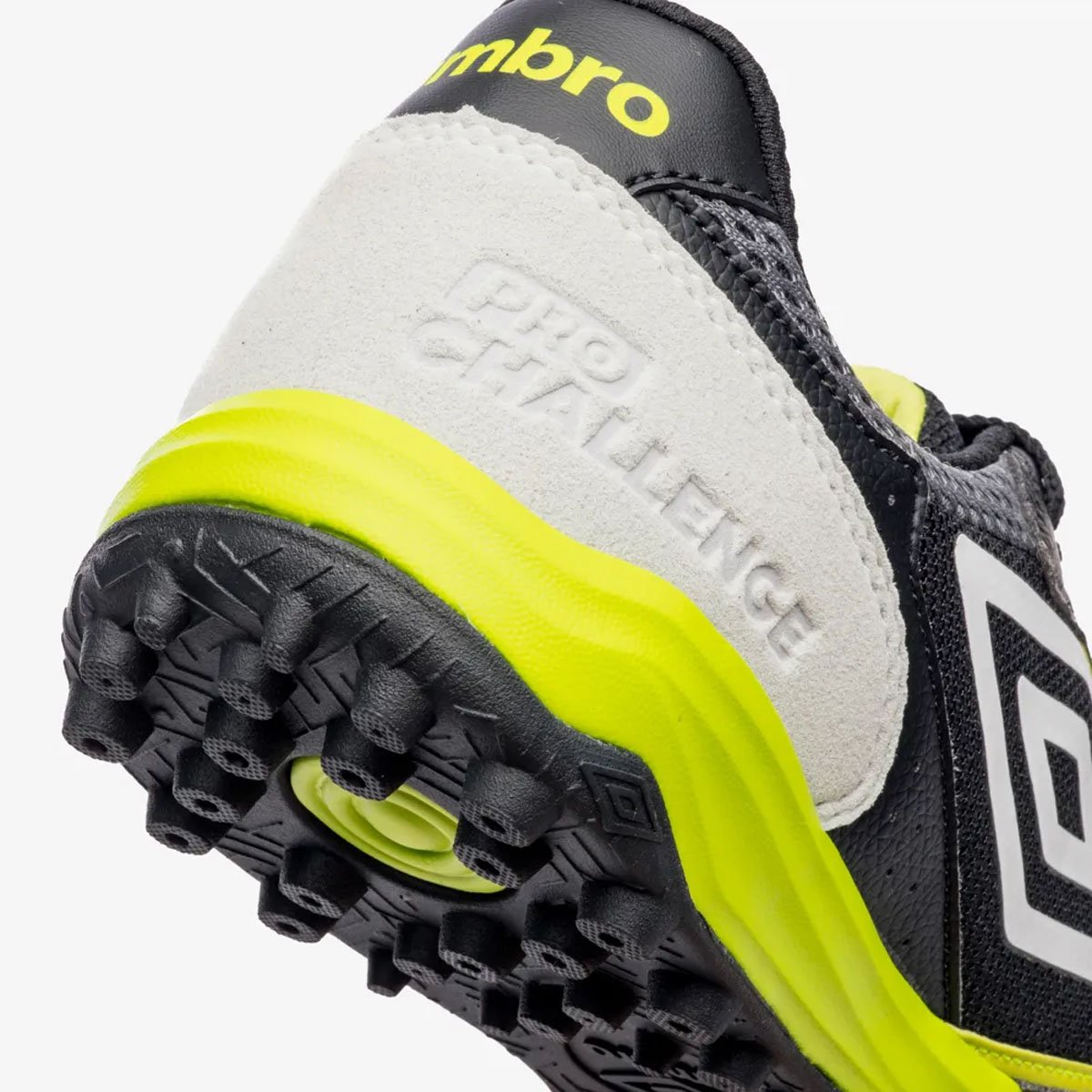 Chuteira Society Umbro Pro Challenge Uptake Unissex Preto Preto/Verde 8