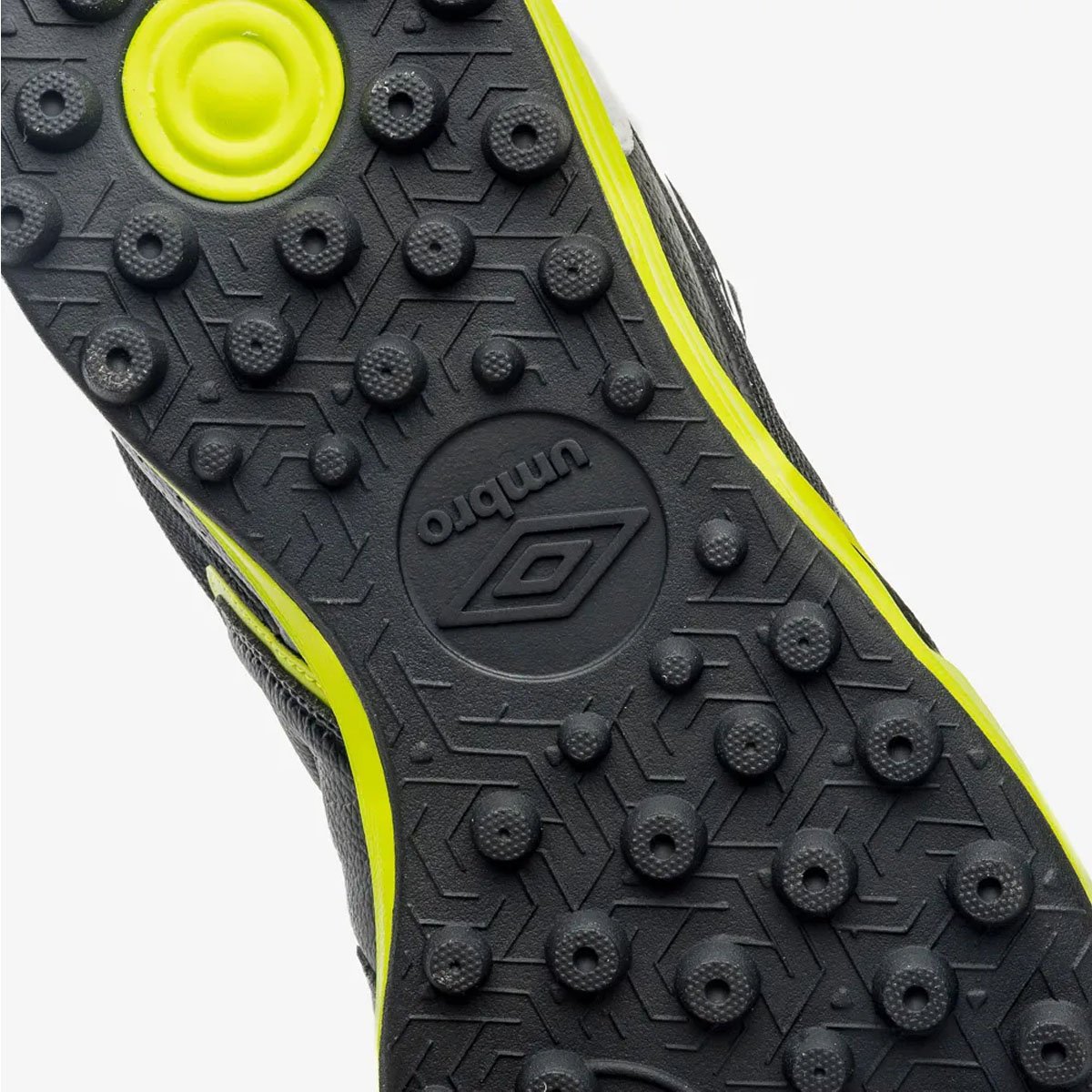 Chuteira Society Umbro Pro Challenge Uptake Unissex Preto Preto/Verde 9