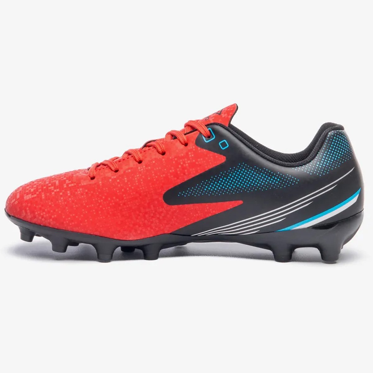 Chuteira Campo Umbro Techno II Unissex Vermelho Vermelho/Preto 2