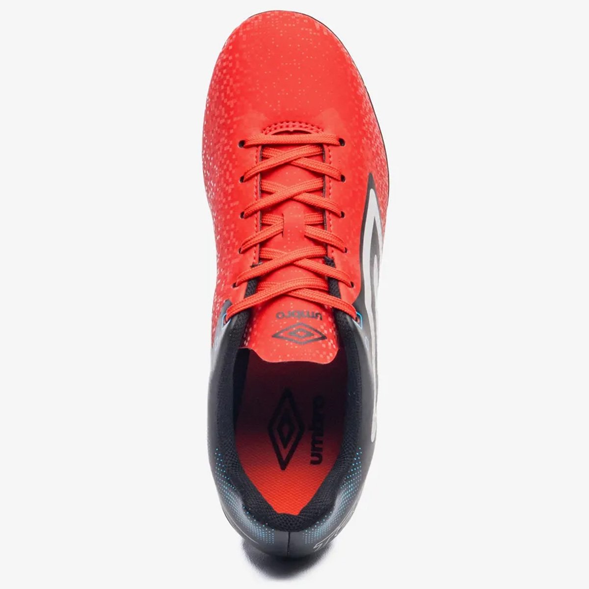 Chuteira Campo Umbro Techno II Unissex Vermelho Vermelho/Preto 4