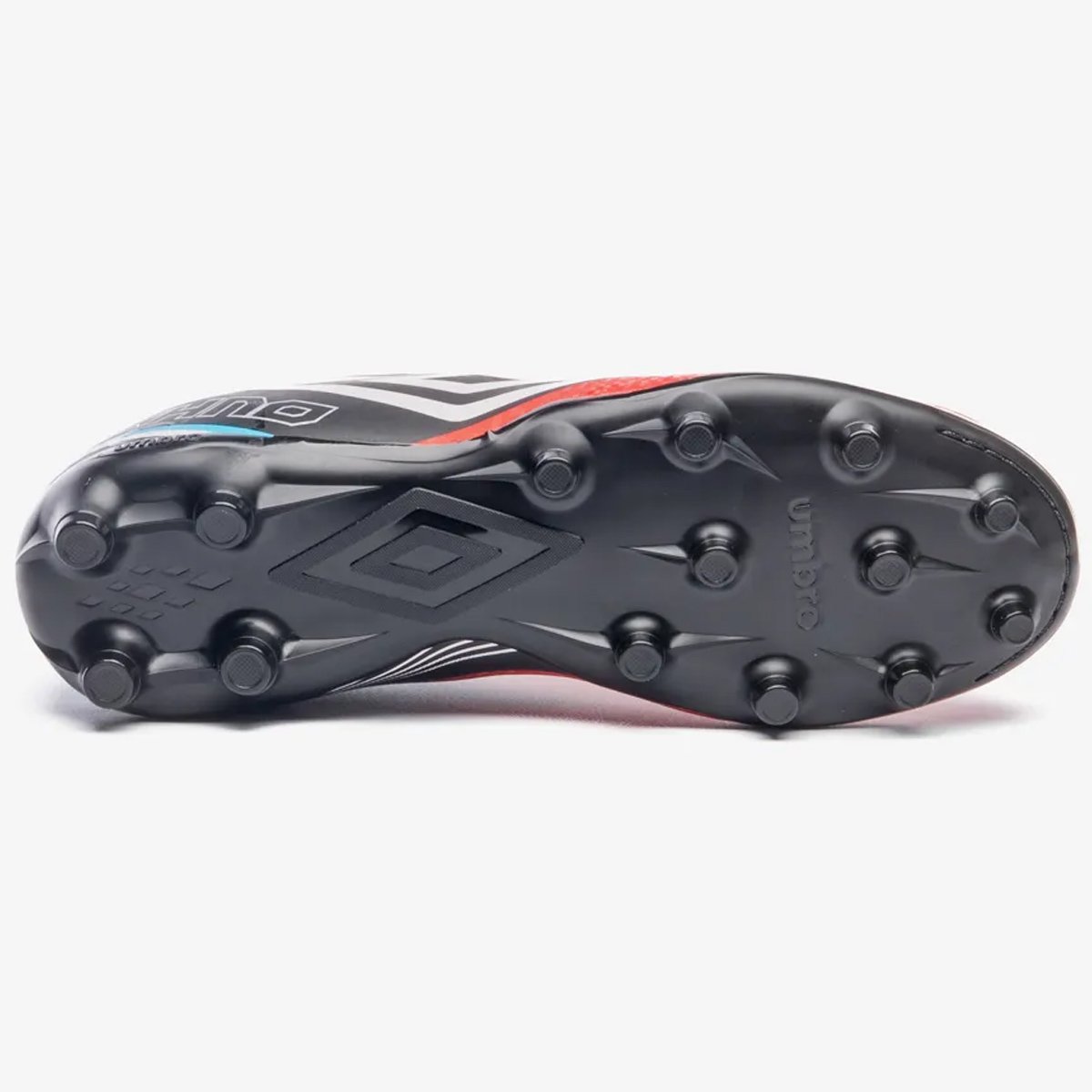 Chuteira Campo Umbro Techno II Unissex Vermelho Vermelho/Preto 5