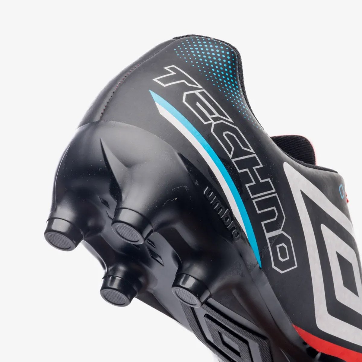 Chuteira Campo Umbro Techno II Unissex Vermelho Vermelho/Preto 7