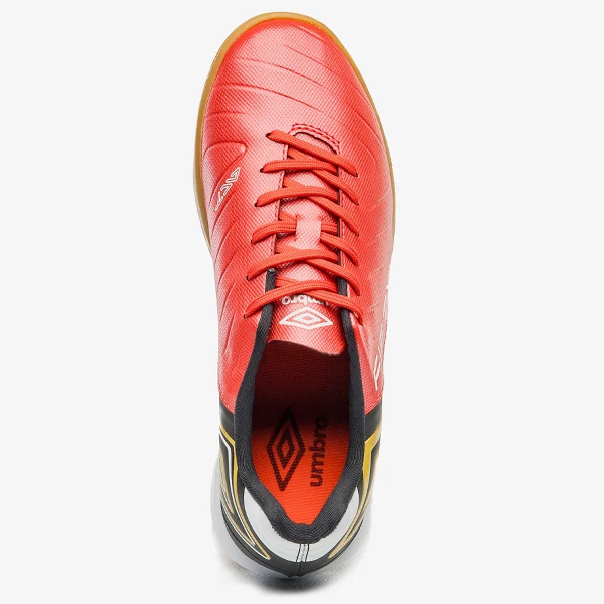 Chuteira Futsal Umbro Fifty VI Unissex Vermelho Vermelho/Preto 4
