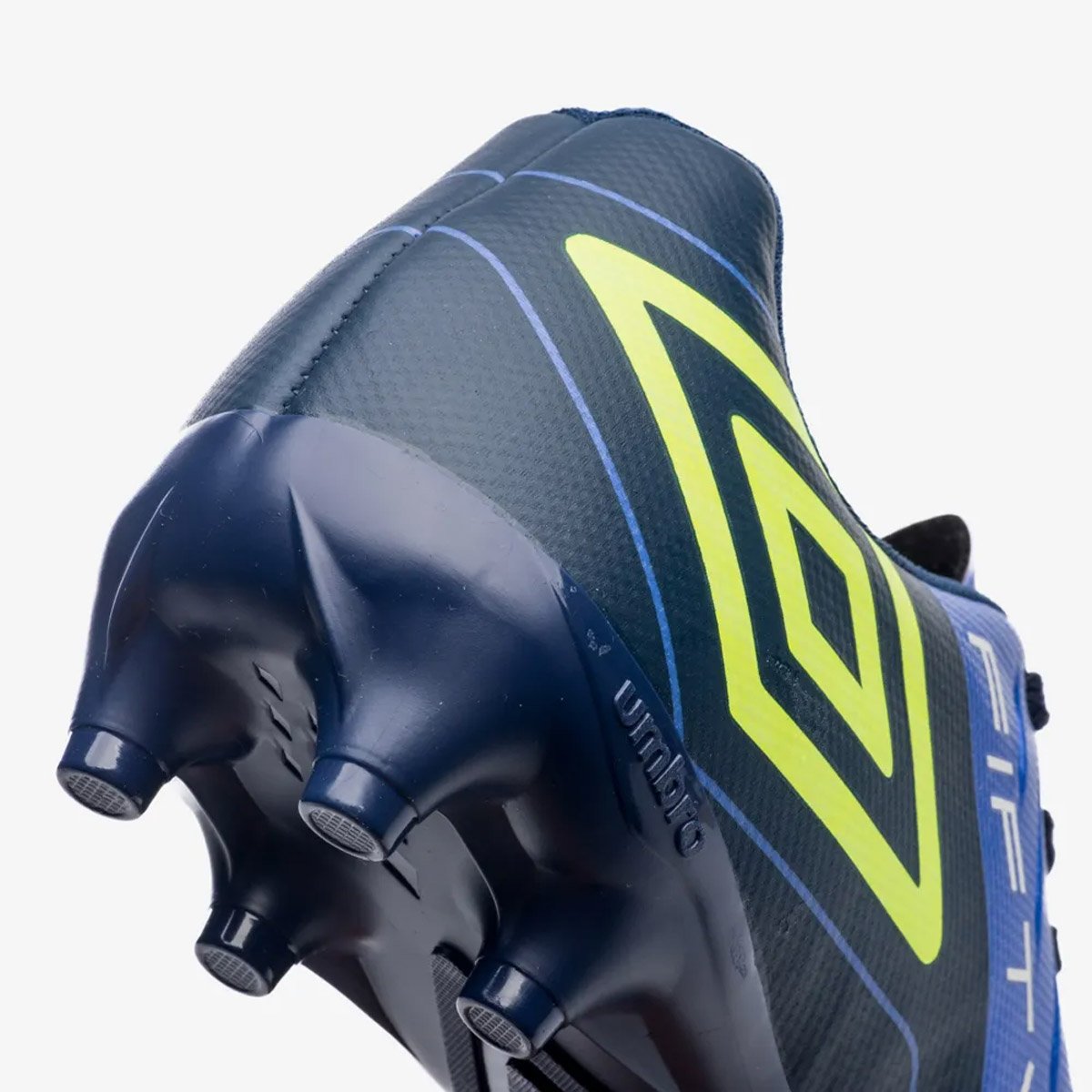 Chuteira Campo Umbro Fifty VI Jr Infantil Royal Preto/Azul 7