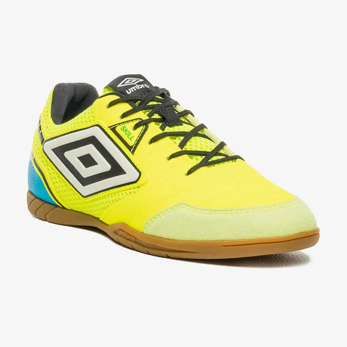Chuteira Futsal Umbro Skill Unissex Limao Amarelo 3
