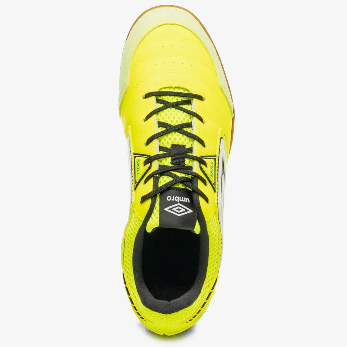 Chuteira Futsal Umbro Skill Unissex Limao Amarelo 4