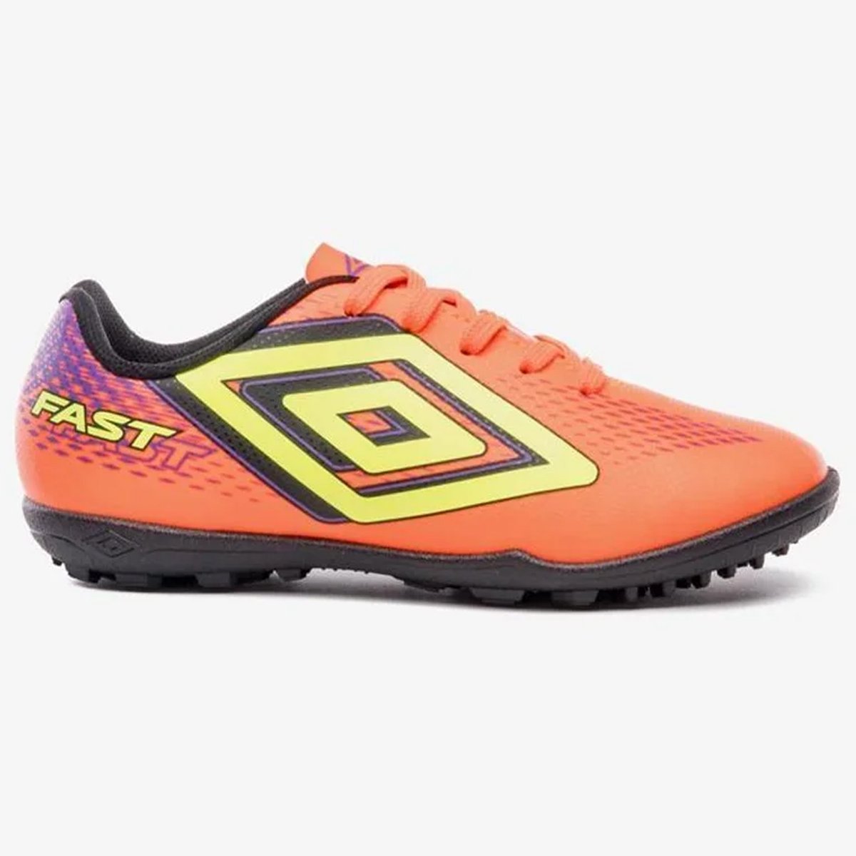 Chuteira Society Umbro Fast II Jr Infantil Coral
