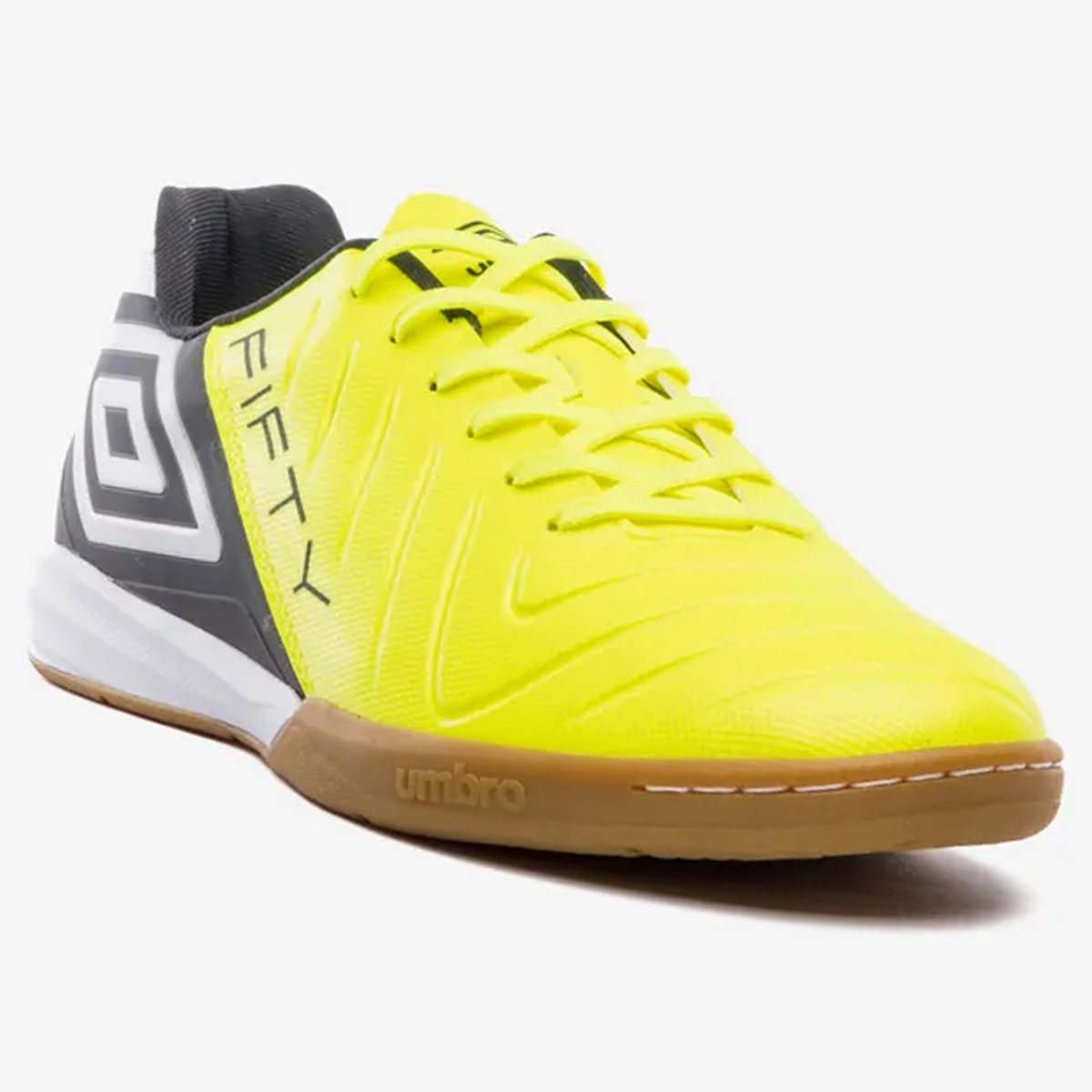 Chuteira Futsal Umbro Fifty VI Masculino Limao Amarelo/Preto 3