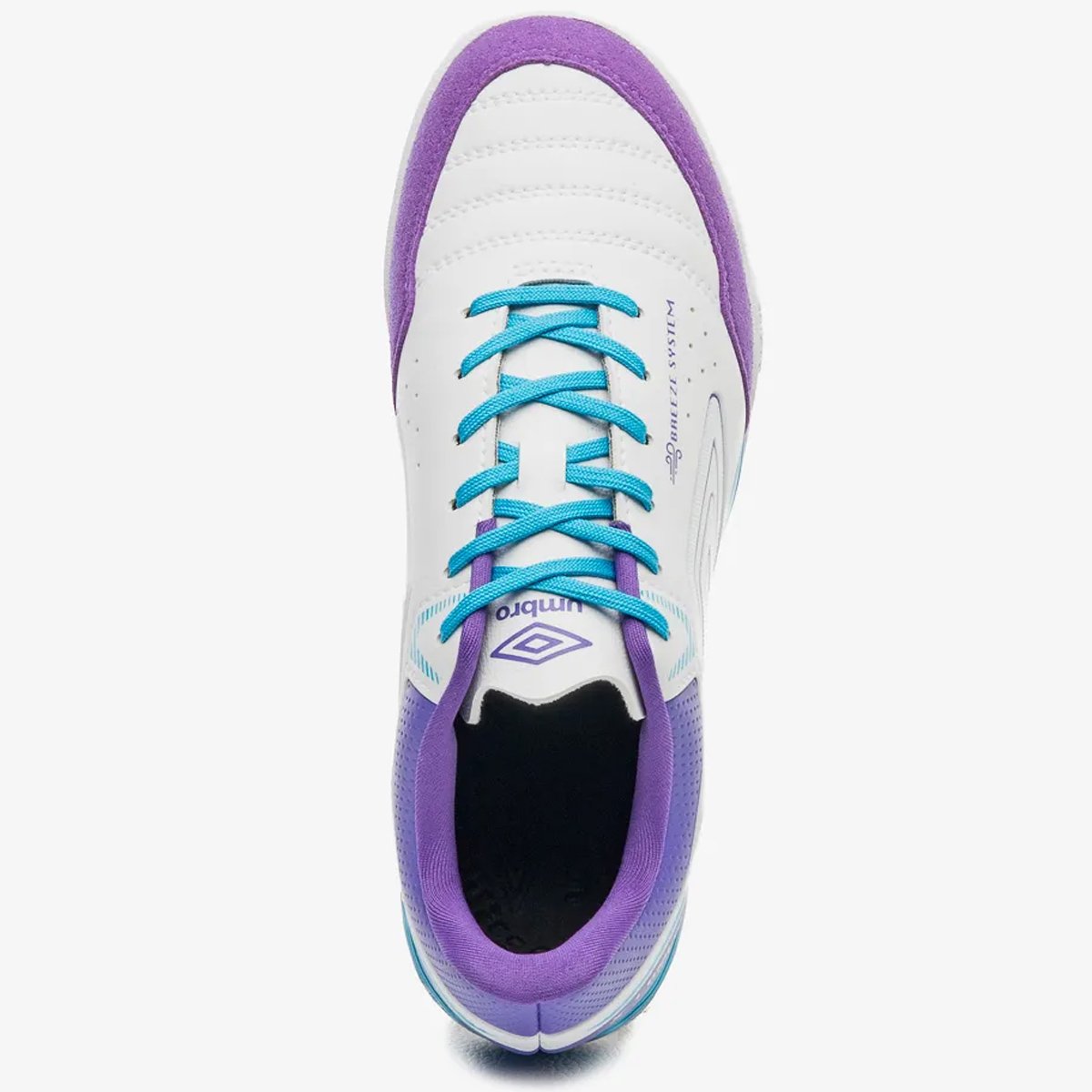 Chuteira Futsal Umbro X-Comfort Unissex Branco Branco/Roxo 4