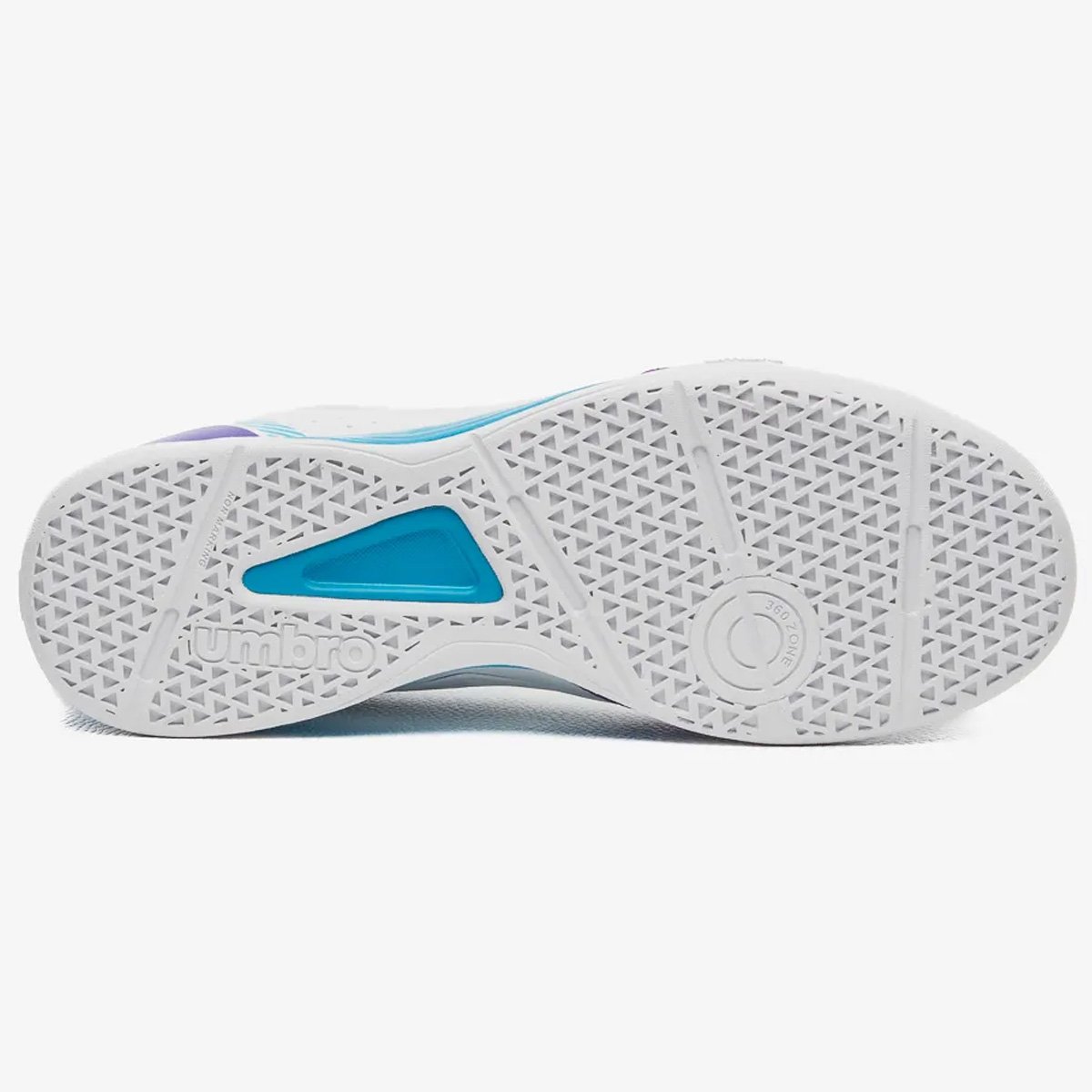 Chuteira Futsal Umbro X-Comfort Unissex Branco Branco/Roxo 5