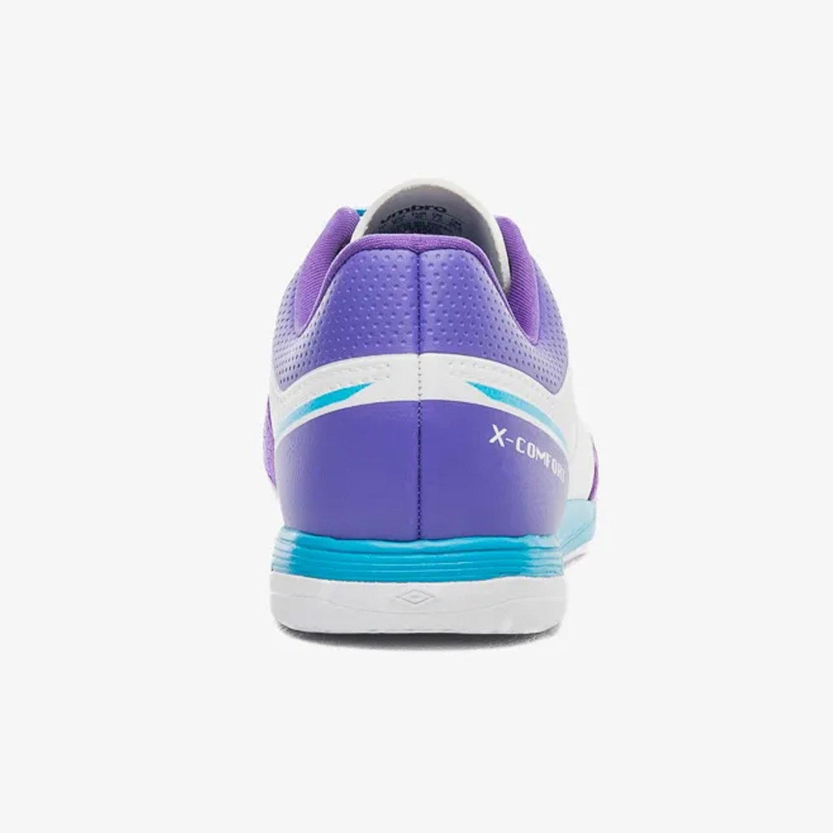 Chuteira Futsal Umbro X-Comfort Unissex Branco Branco/Roxo 6